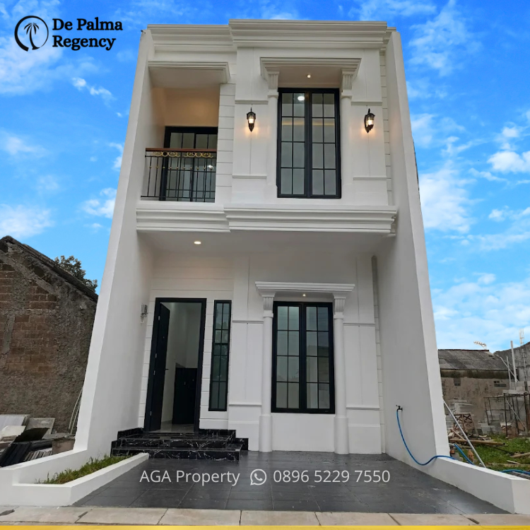Rumah 2 Lantai De Palma Regency Tipe 67/74 – Balkon dan 2 Kamar Mandi